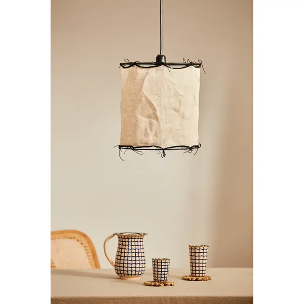 Suspension en lin – Beige