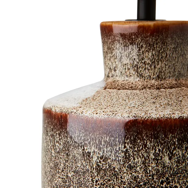 Lampe en céramique – Marron