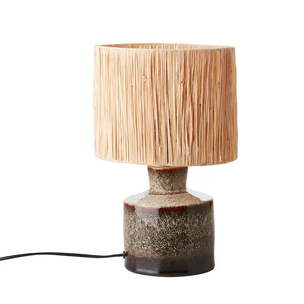Lampe en céramique – Marron